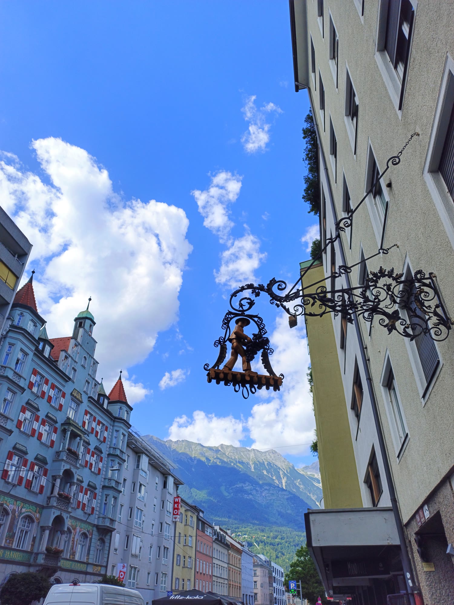 Old-town guild signs — Innsbruck, Austria