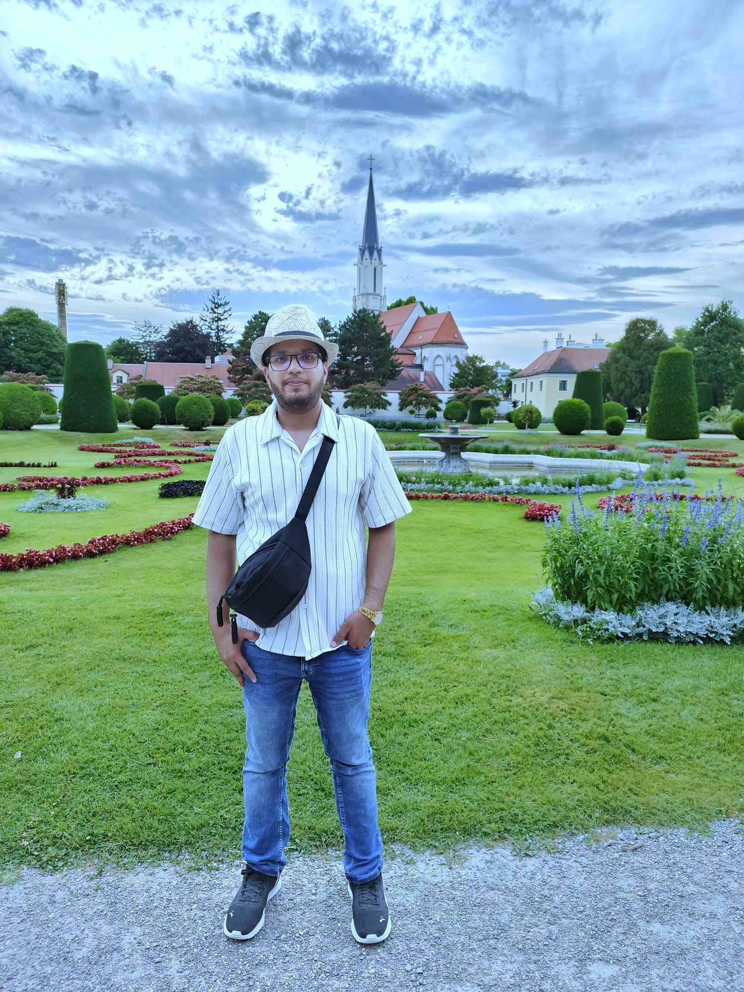Mirabell garden morning — Salzburg, Austria