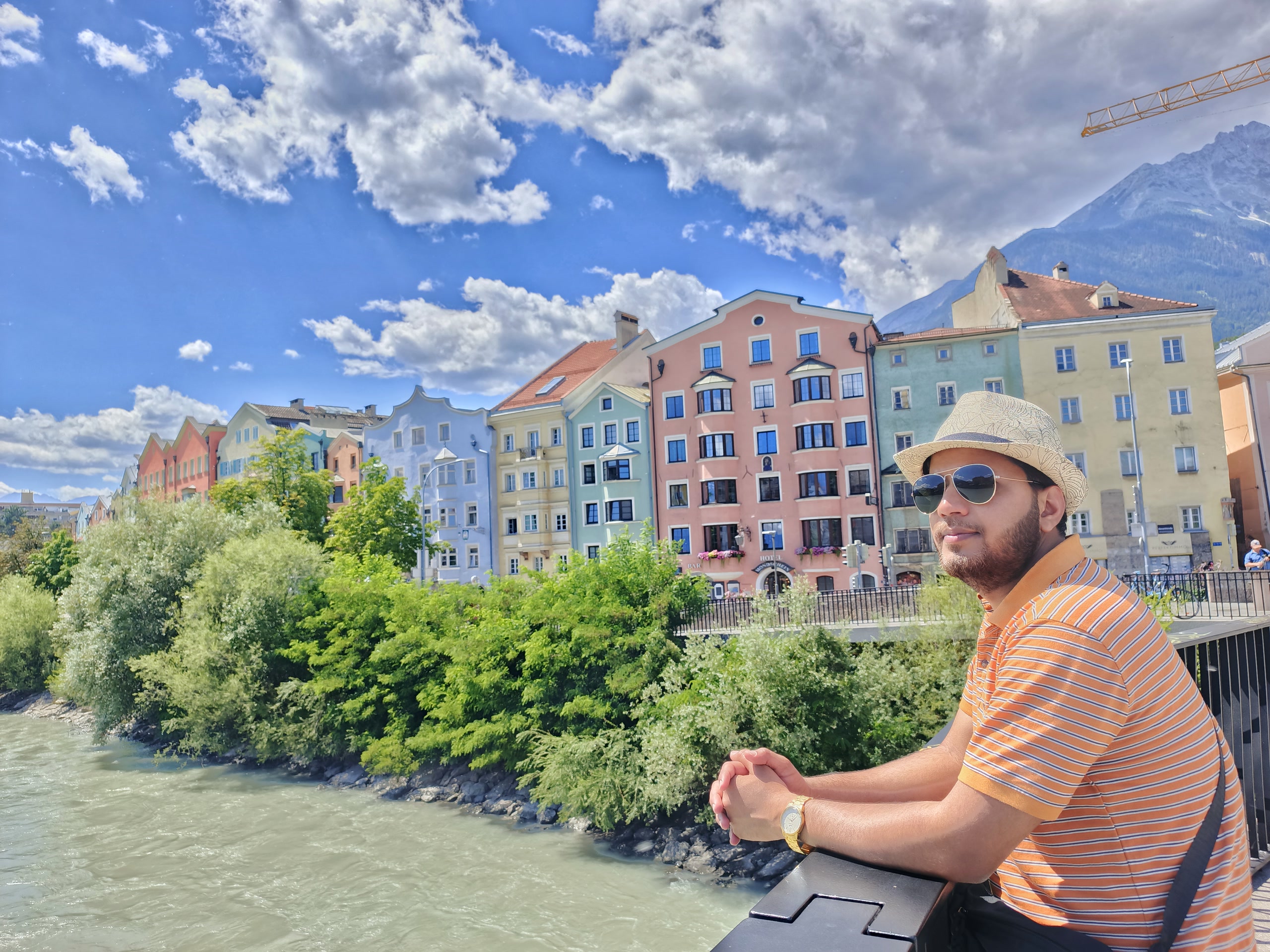 Rainbow houses on the Inn — Innsbruck, Austria