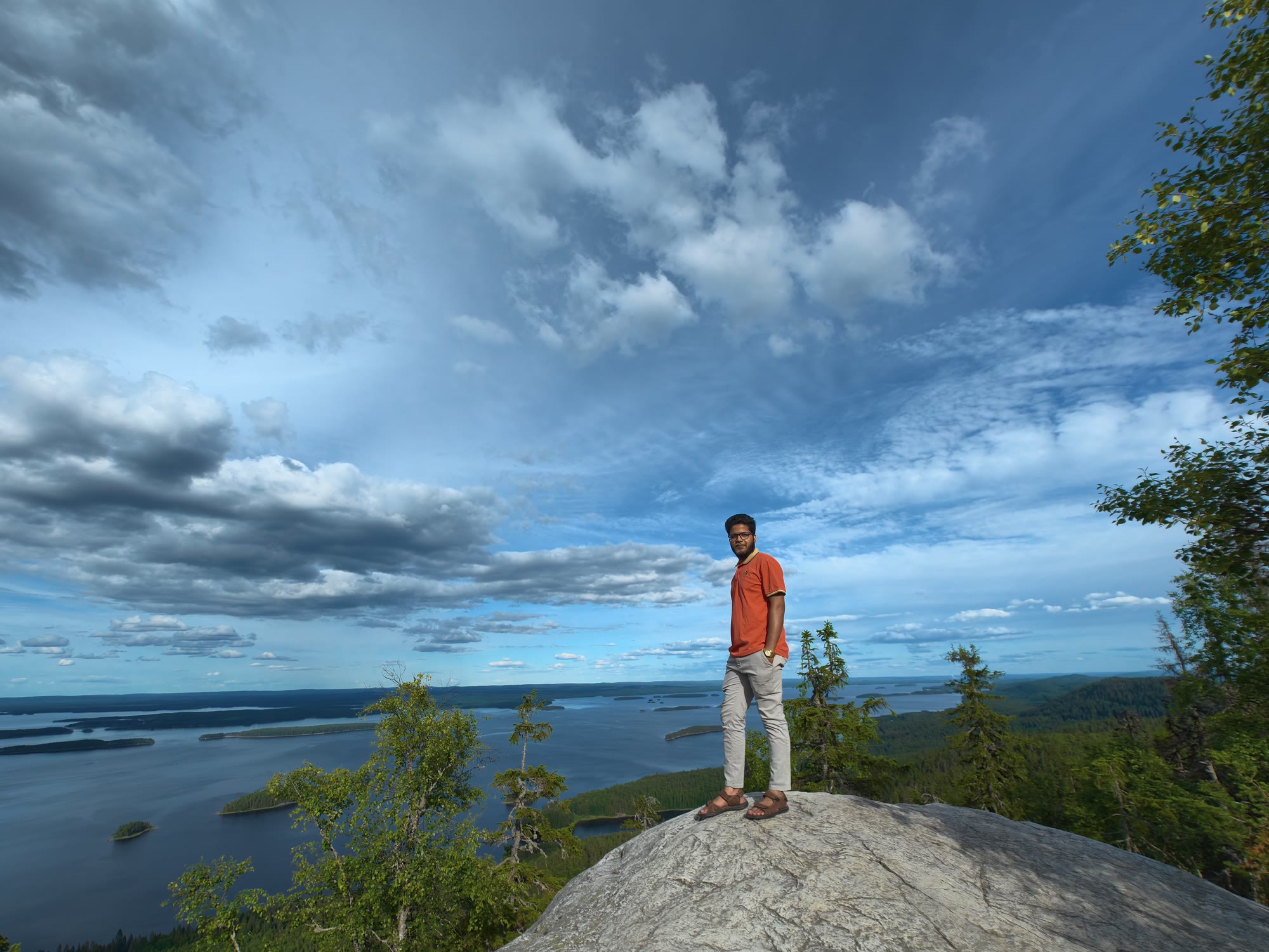 Koli National Park — above Lake Pielinen