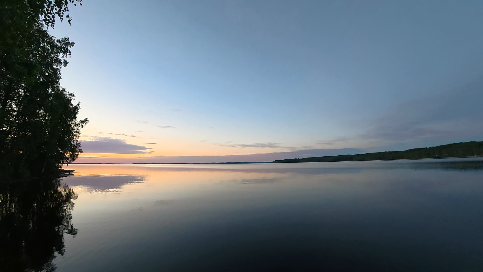The lake turns to glass — Pyhäselkä, Joensuu