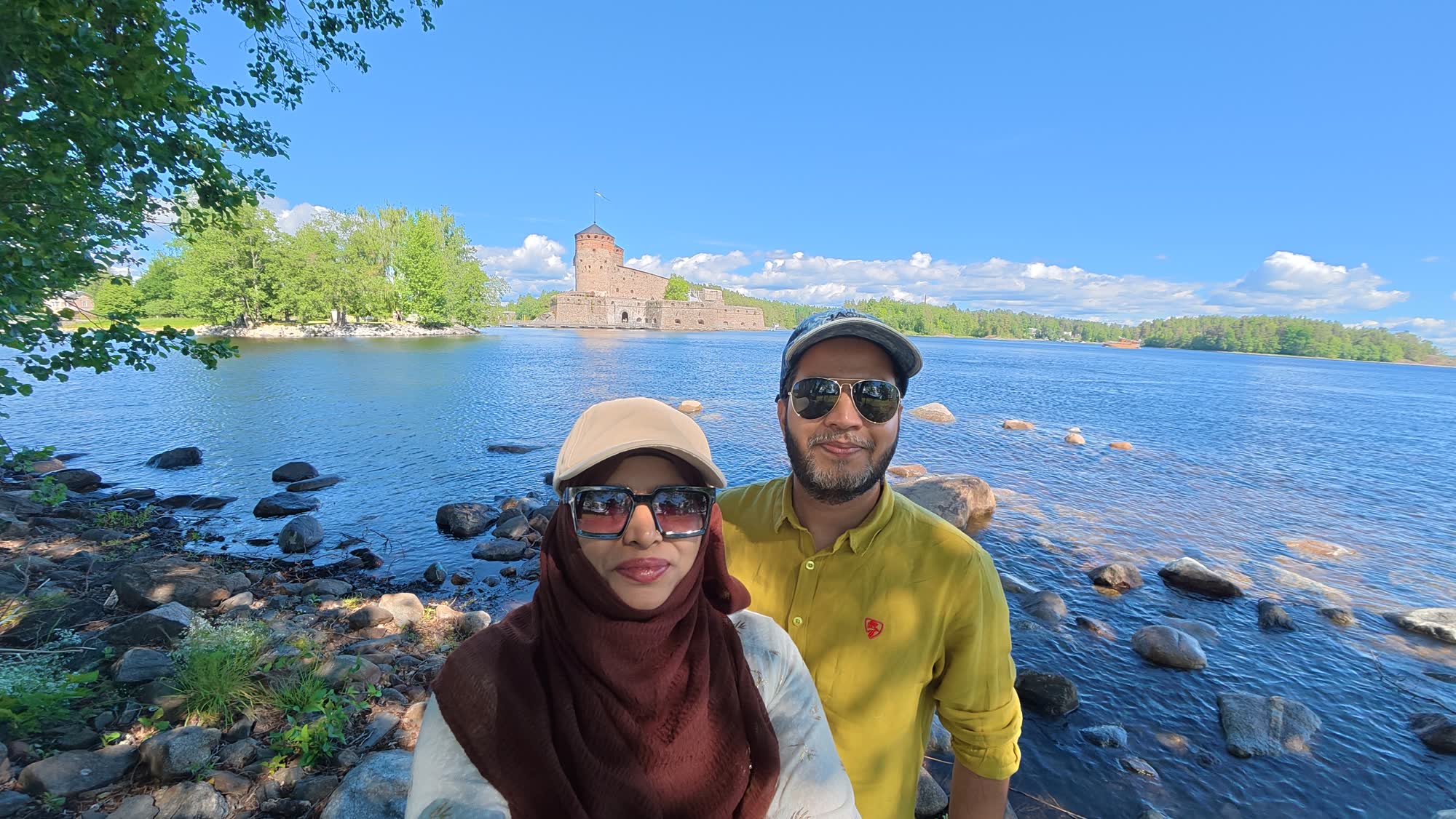 Us by Lake Saimaa, Savonlinna, Finland